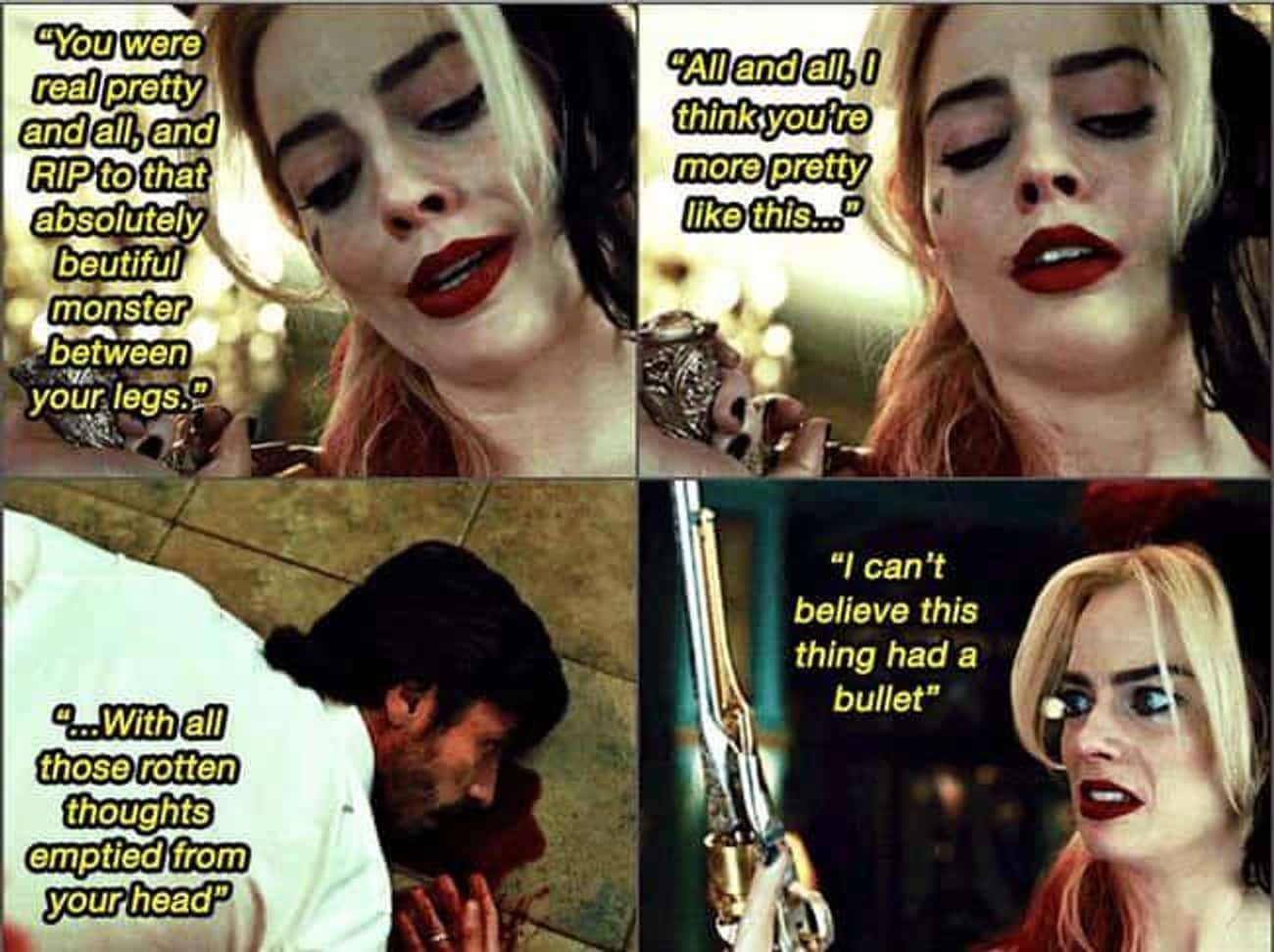 Who Gives Harley Quinn A Loaded Piece?