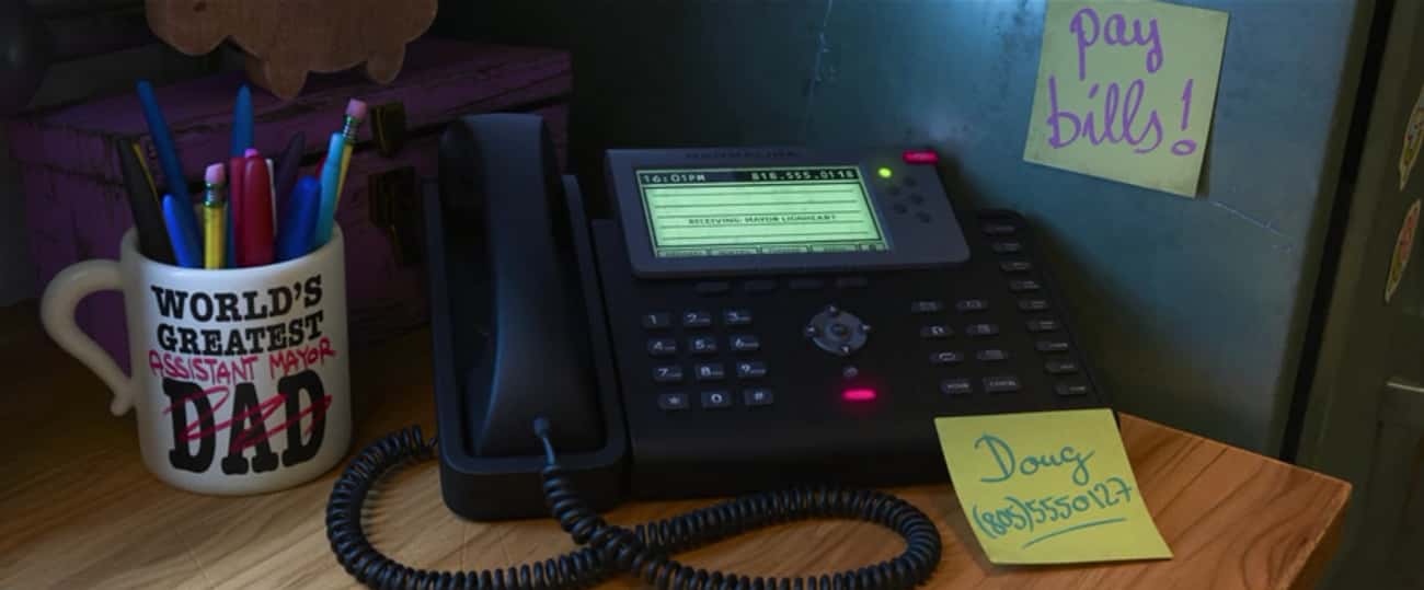 Bellwether Has Doug's Phone Number On Her Desk In 'Zootopia'