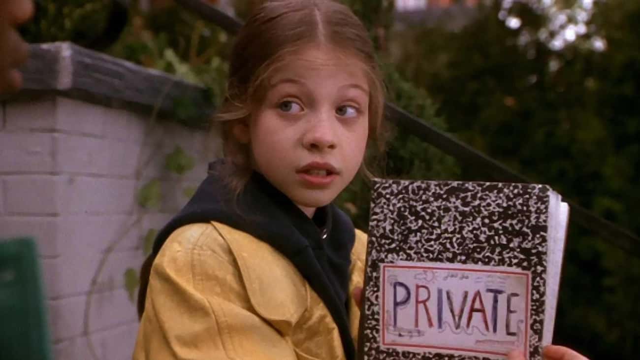 The Page Corners Of Harriet's Notebook In 'Harriet The Spy' Spell Out A Hidden Message