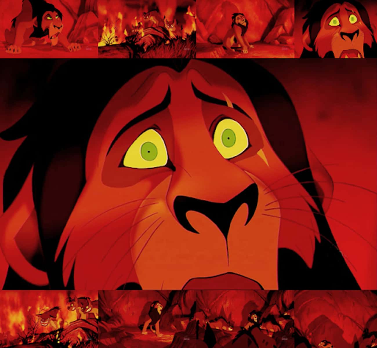 Scar Looks Just Like Mufasa When He Dies In 'The Lion King'