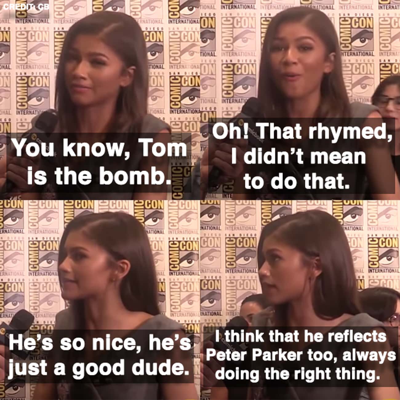 Zendaya Talked About What She Liked About Tom Holland