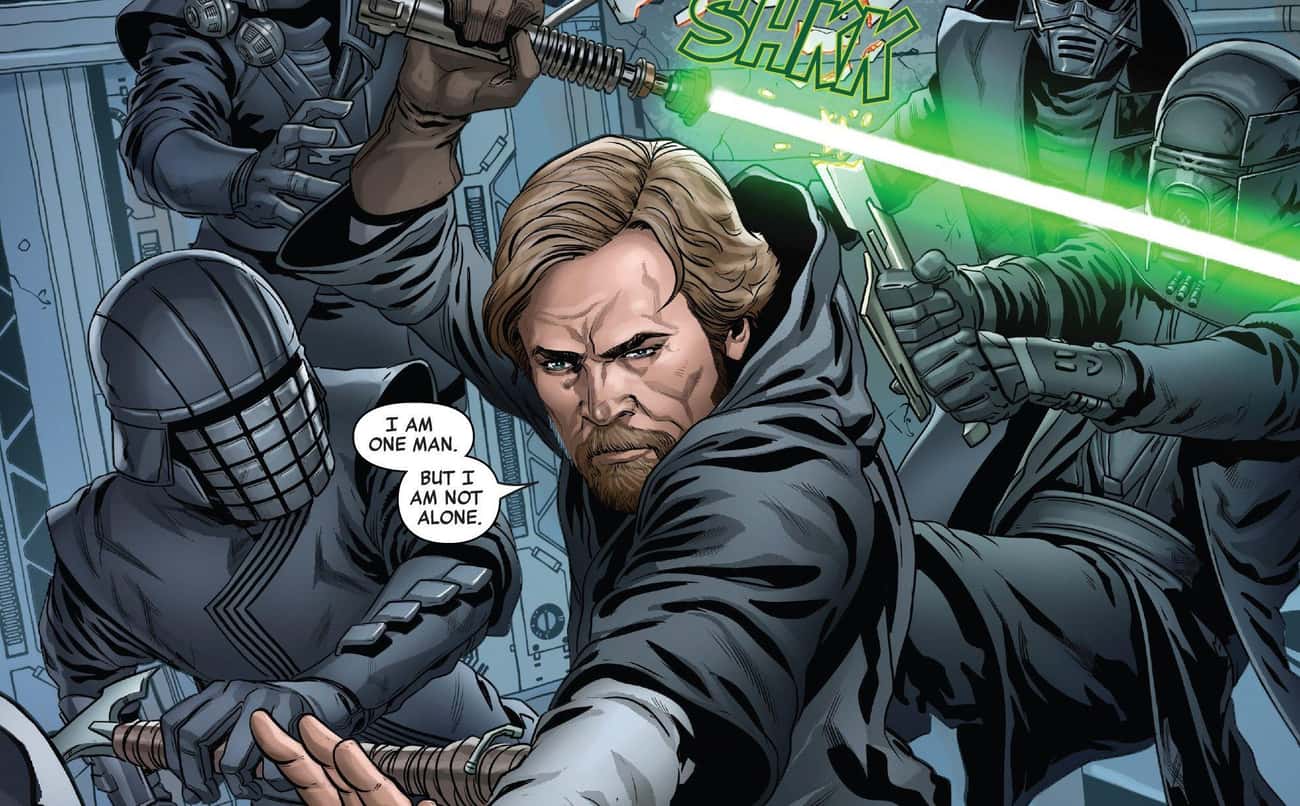 Ren And His Six Knights Were Bested By Luke Skywalker All On His Own