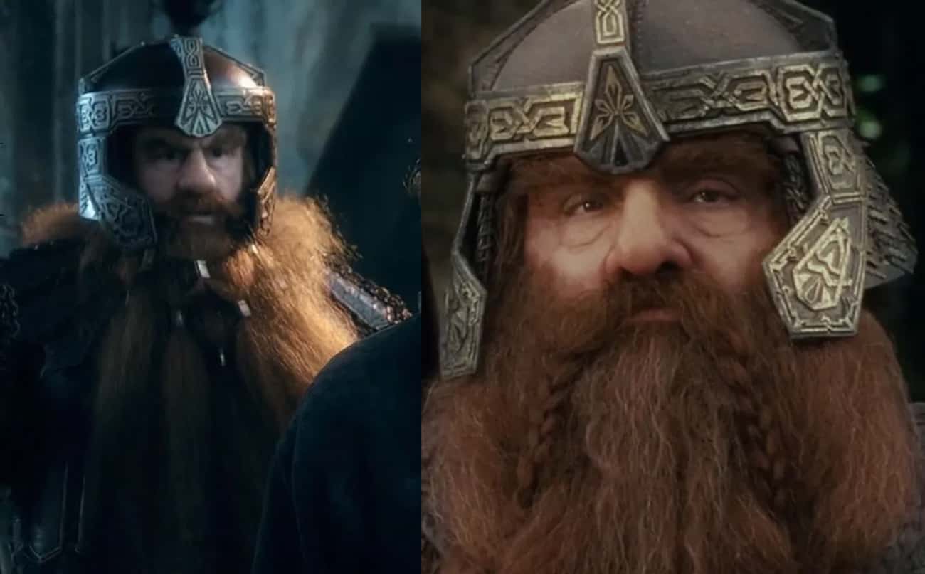 Gimli's Helmet Was Inherited From His Father Who Wore It In 'Battle Of The Five Armies'
