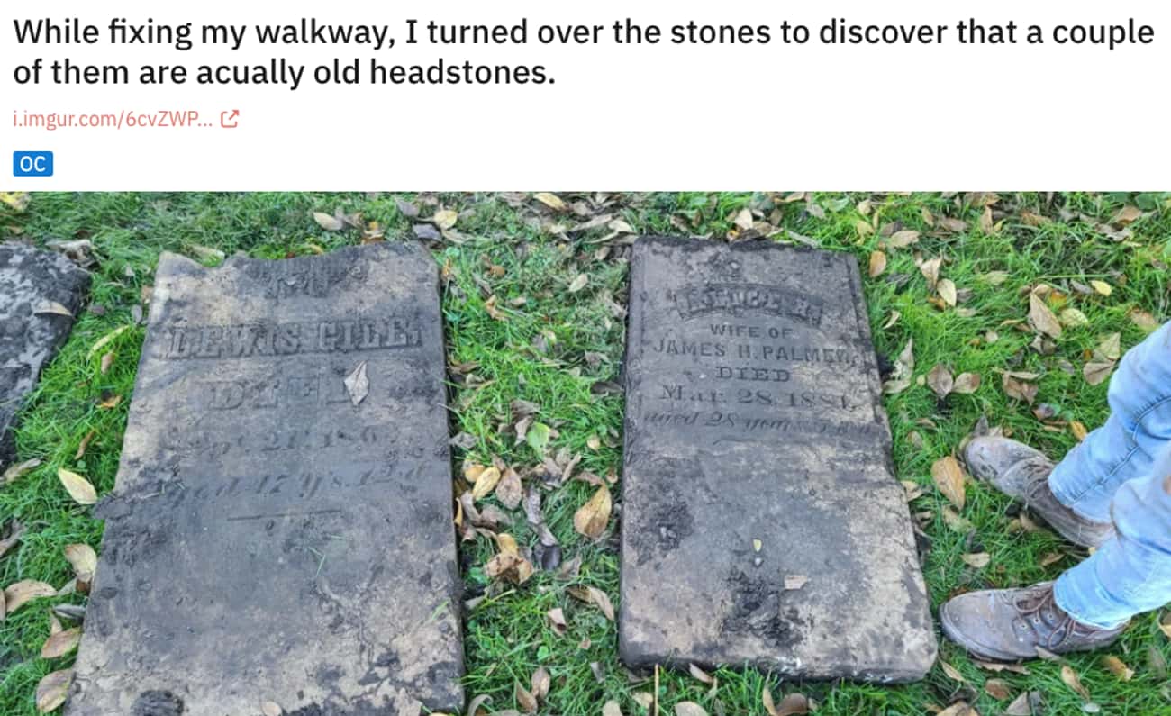 They Moved The Headstones