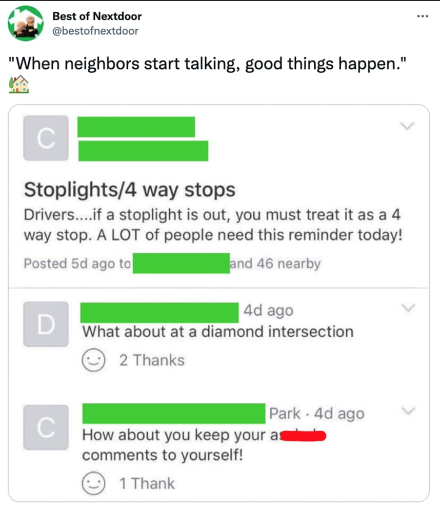 27 Of The Most Unhinged Nextdoor Posts From 2021