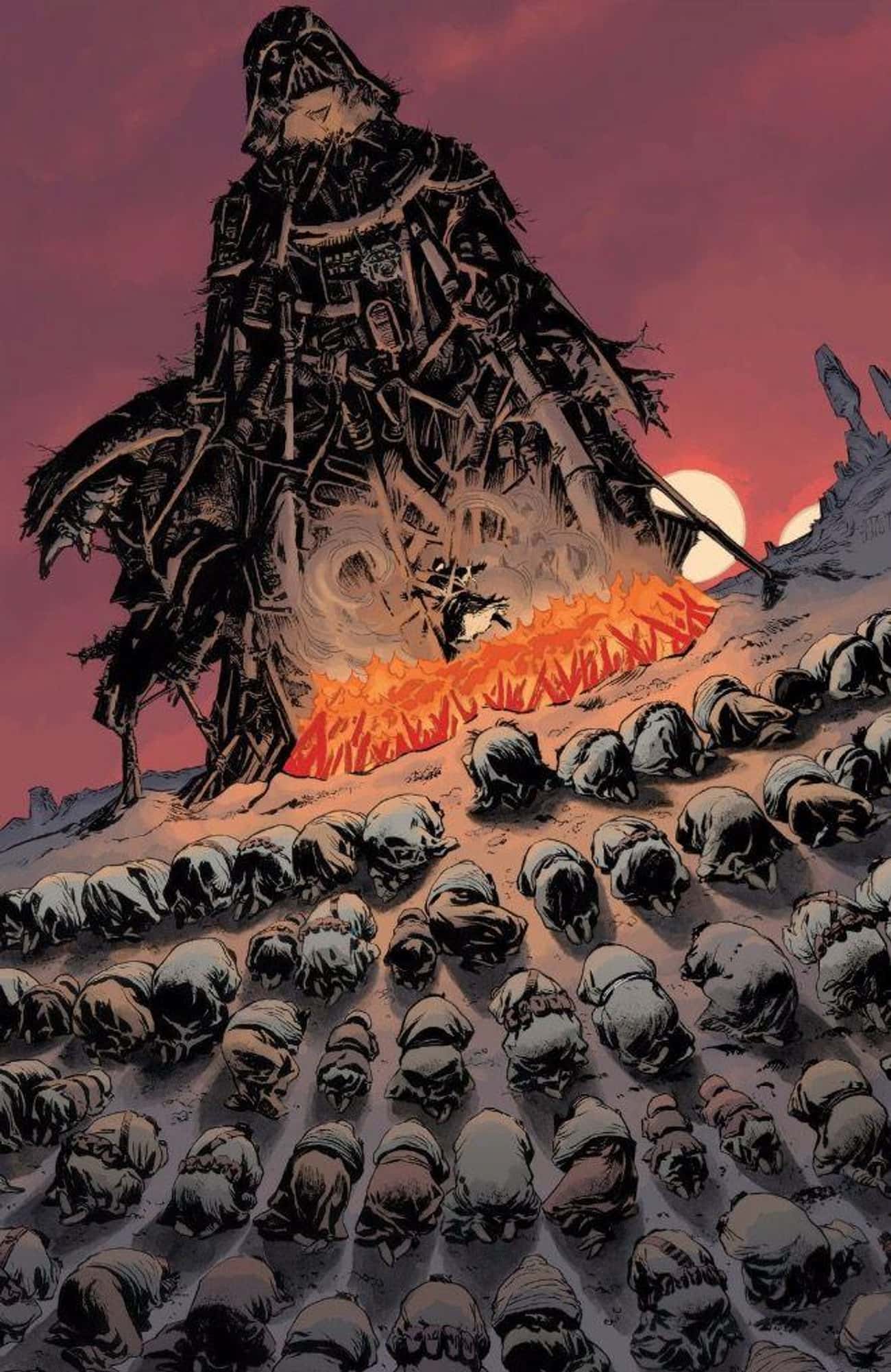  Tusken Raiders Built A Shrine To Darth Vader After Numerous Slaughters