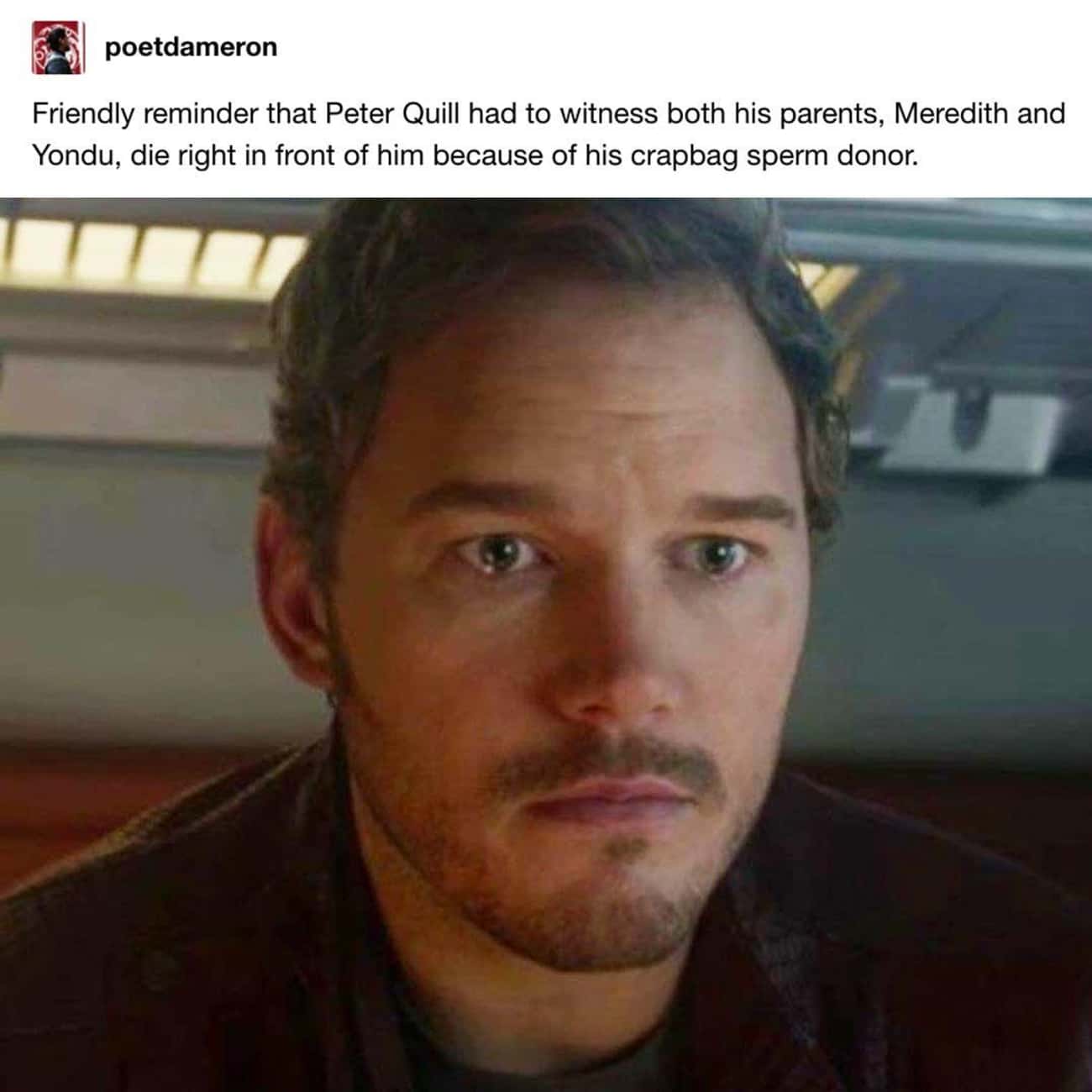 Peter Quill Has Had To Endure So Much Heartbreak Throughout His Life 