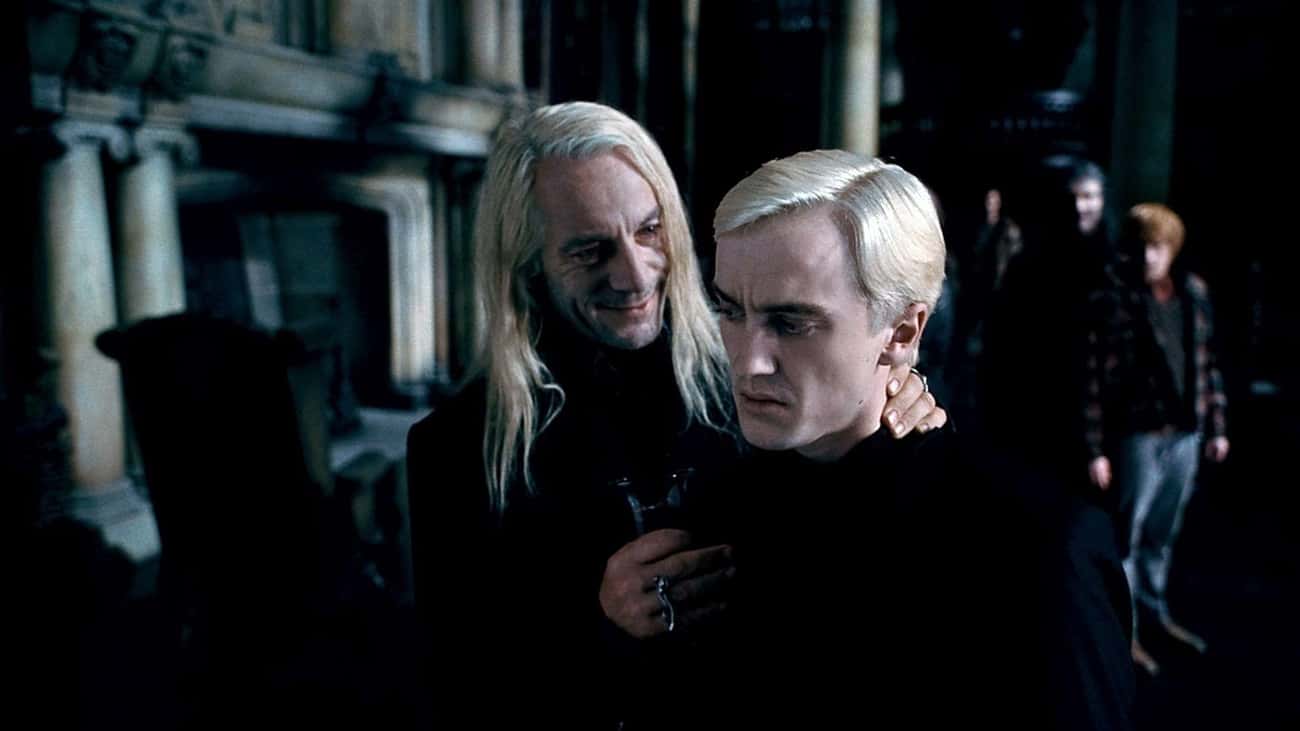 Draco Copied Lucius's Exact Mannerisms Because He Was Taught To Do So