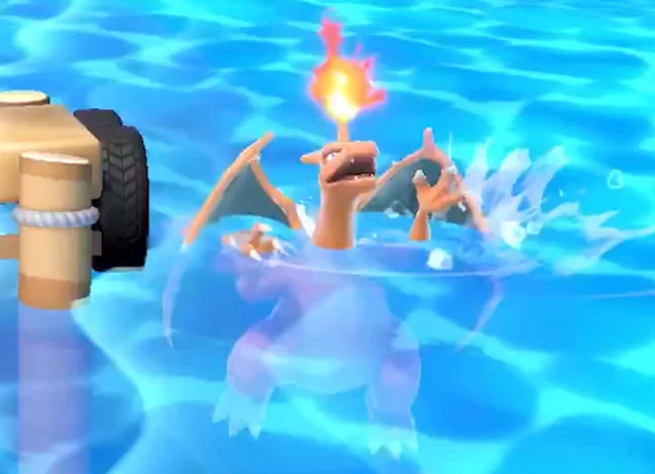 Fire-Type Pokémon In 'Super Smash Bros. Ultimate' Take Water Damage