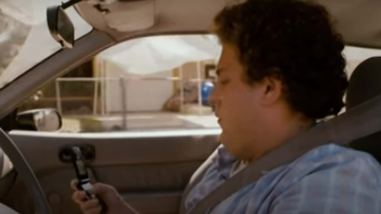 Seth Only Needs Two Buttons To Call Evan In 'Superbad'