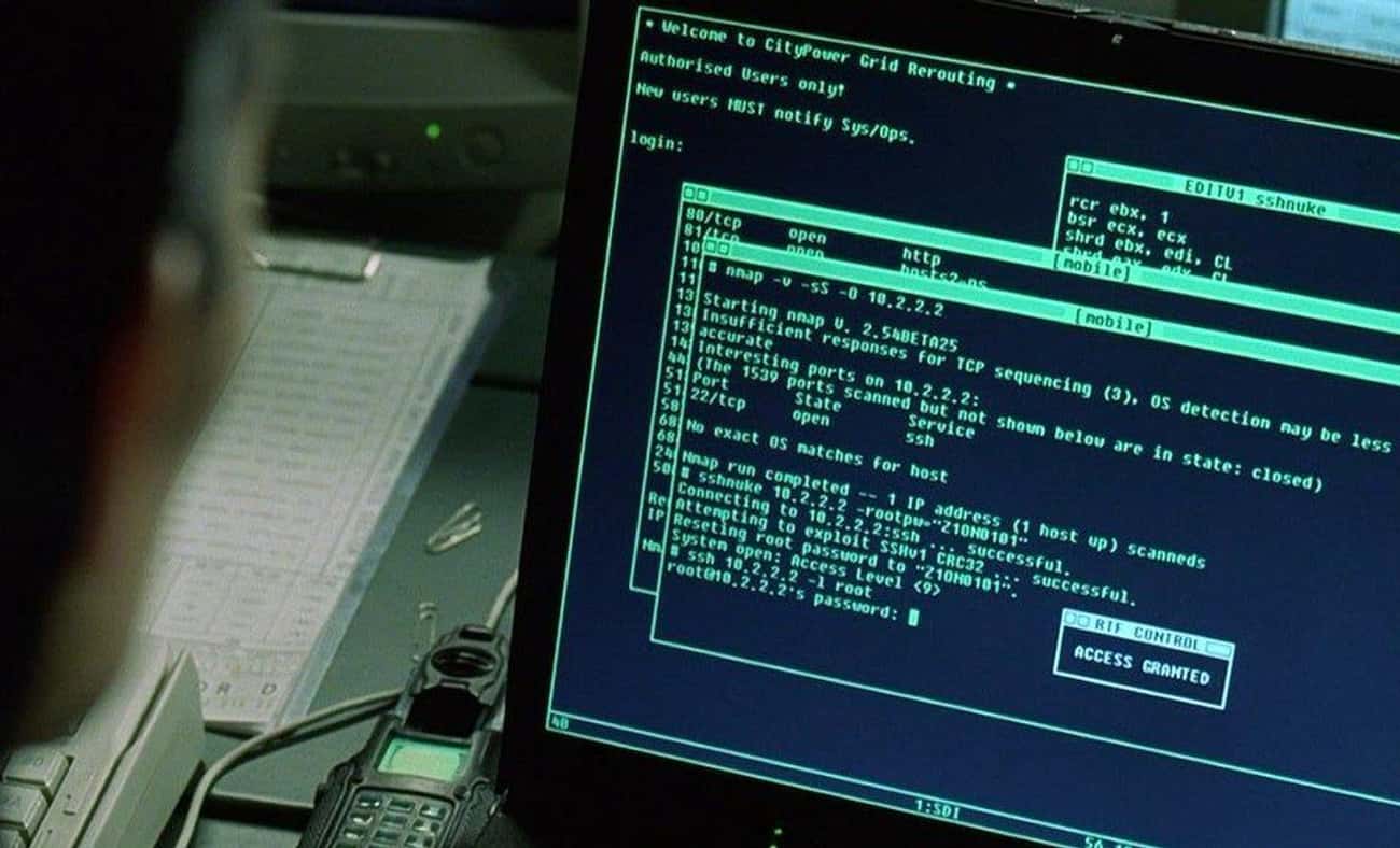 The Hacking Shown In The Movie Is Legit