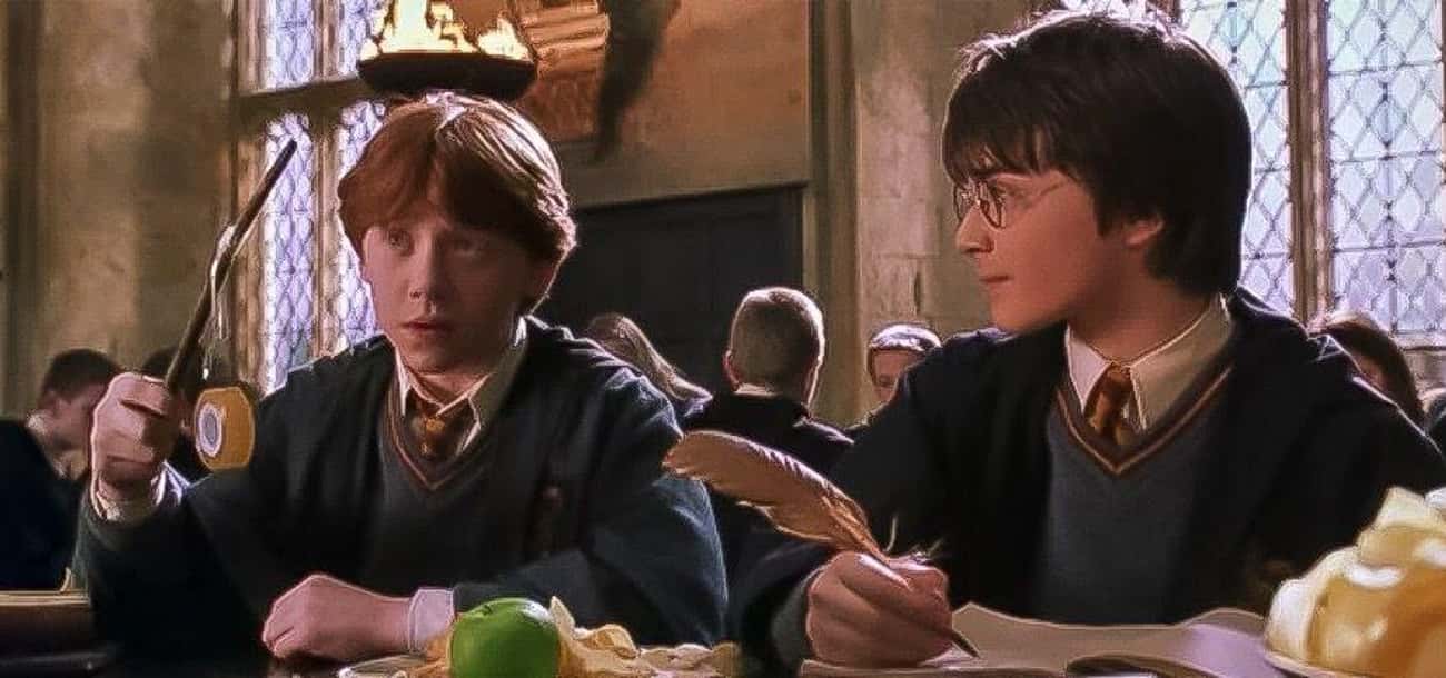 Ron And Harry Have The Same Grades, But Ron Achieves His With A Weaker Wand And Without Favoritism From Teachers