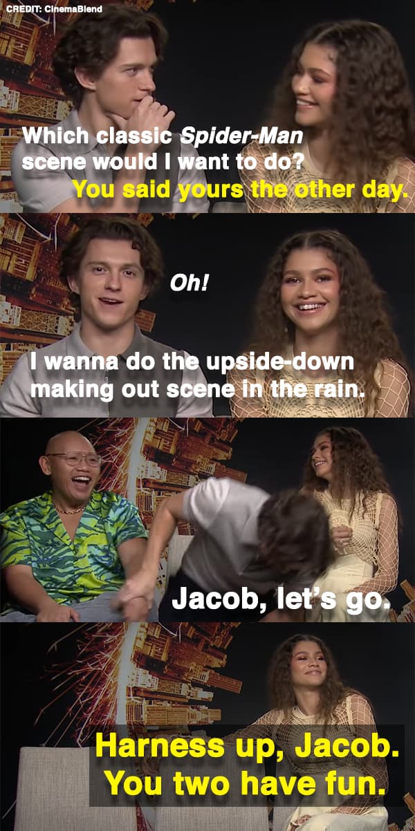 15 Zendaya and Tom Holland Interview Moments That Prove They're The