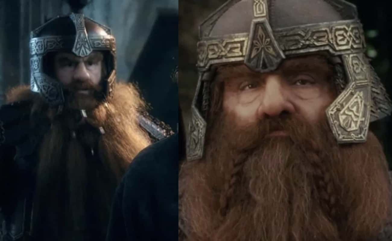 Gimli Inherited His Helmet From His Father Who Wore It During The Battle Of The Five Armies