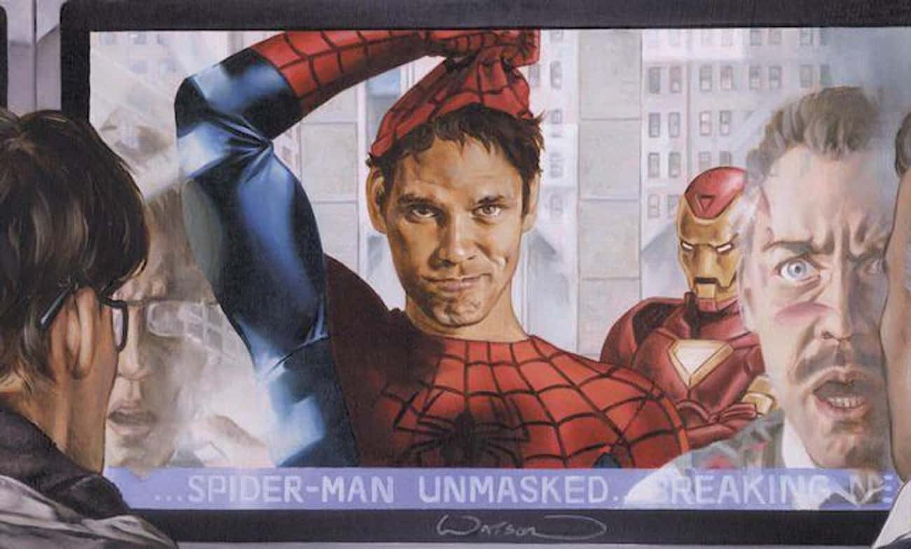 Spidey Having His Identity Revealed And Going On The Run First Occurred In The Comic Book ‘Civil War’