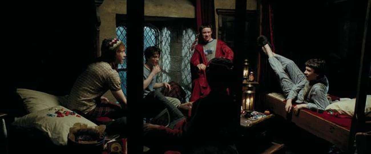 The Gryffindor Boys Hanging Out In The Dorms