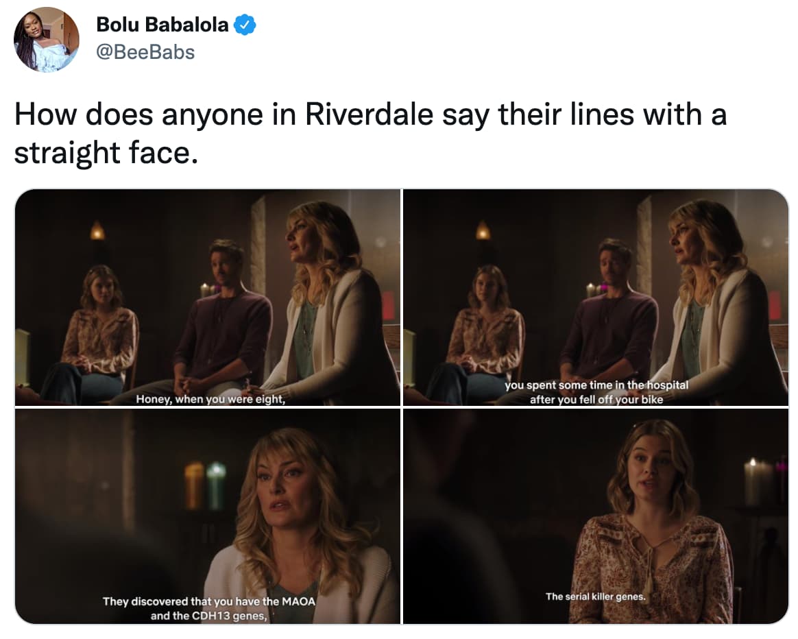 20 Moments Of Cringe Dialogue From 'Riverdale' That Made Us Say, 'Wait ...