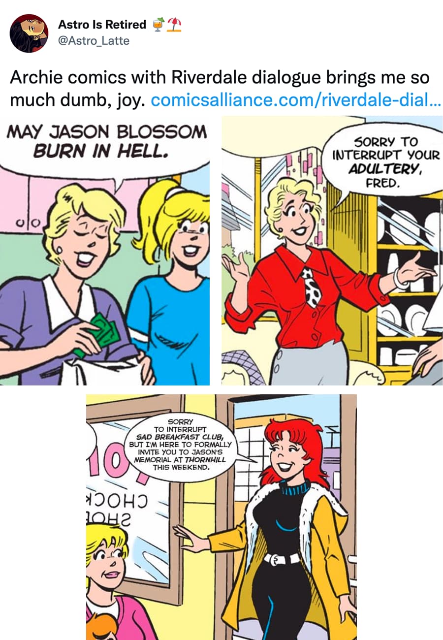 20 Moments Of Cringe Dialogue From 'Riverdale' That Made Us Say, 'Wait