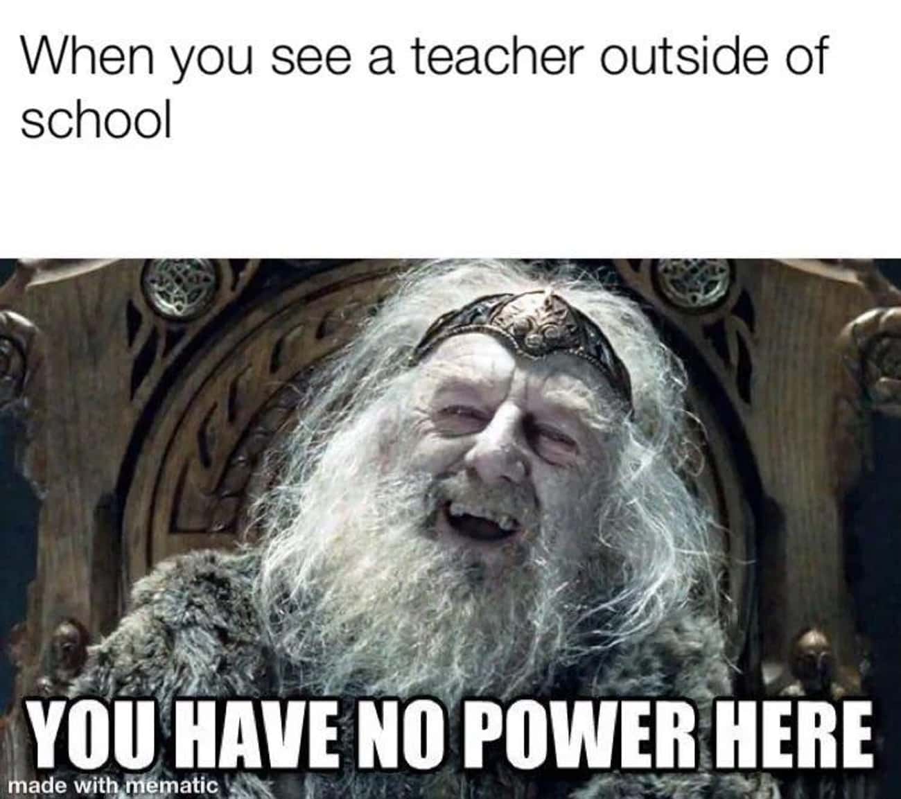 The Only Power That Students Can Hold On To