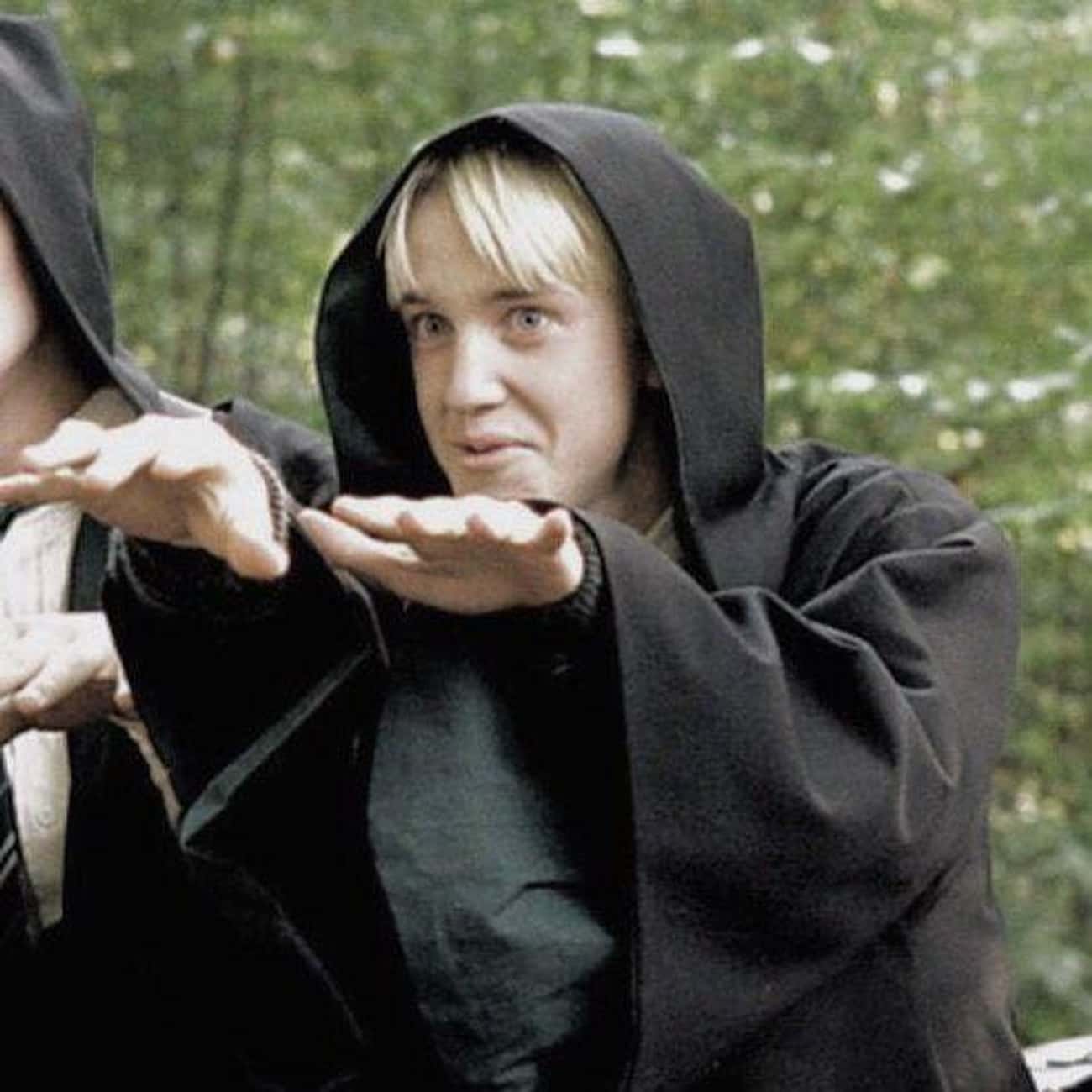 Malfoy Dresses As A Dementor To Disrupt A Quidditch Game