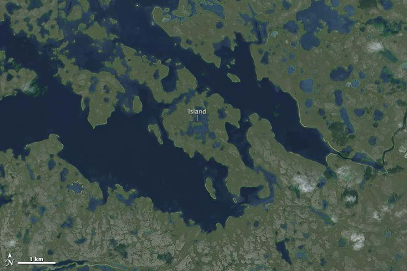 In Nunavut, Canada, There Is An Island In A Lake That Is On An Island In A Lake, Which Is On Another Island