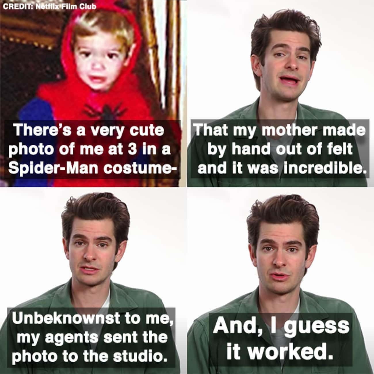 He Indirectly Got The Role Of Spiderman Through His Mother's Sewing