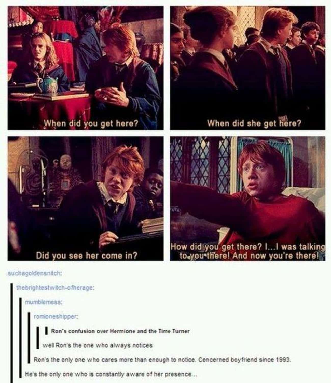 Ron's Hermione Sense