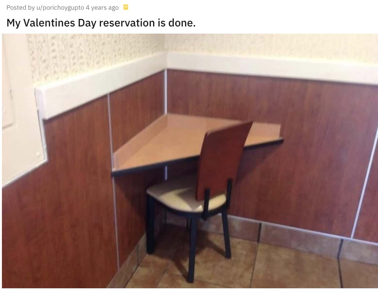 Table For One Please