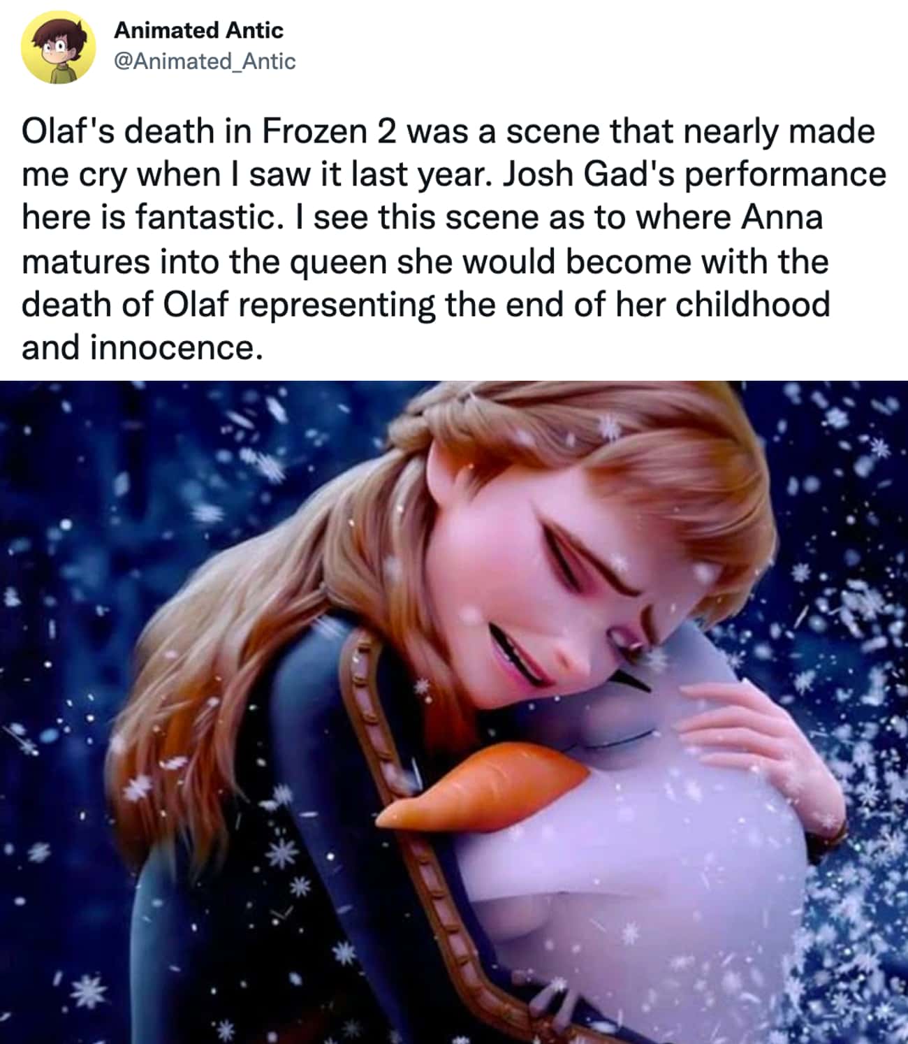 Olaf's Demise = End Of Innocence