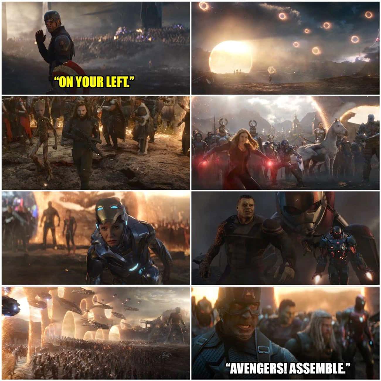 The Snapped Army Comes To Help Defeat Thanos
