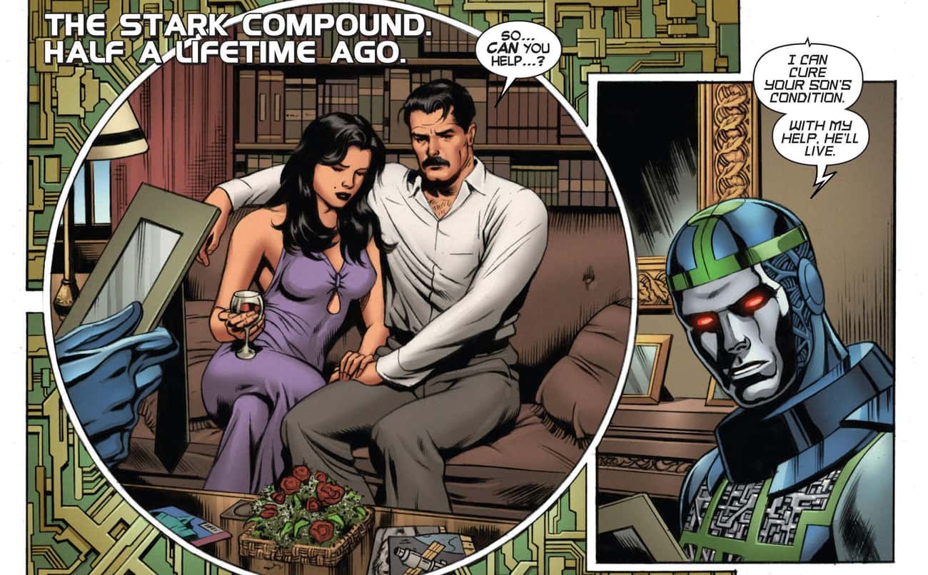Alien Technology Helped Howard And Maria Stark Give Birth To Their Only Biological Son, Arno