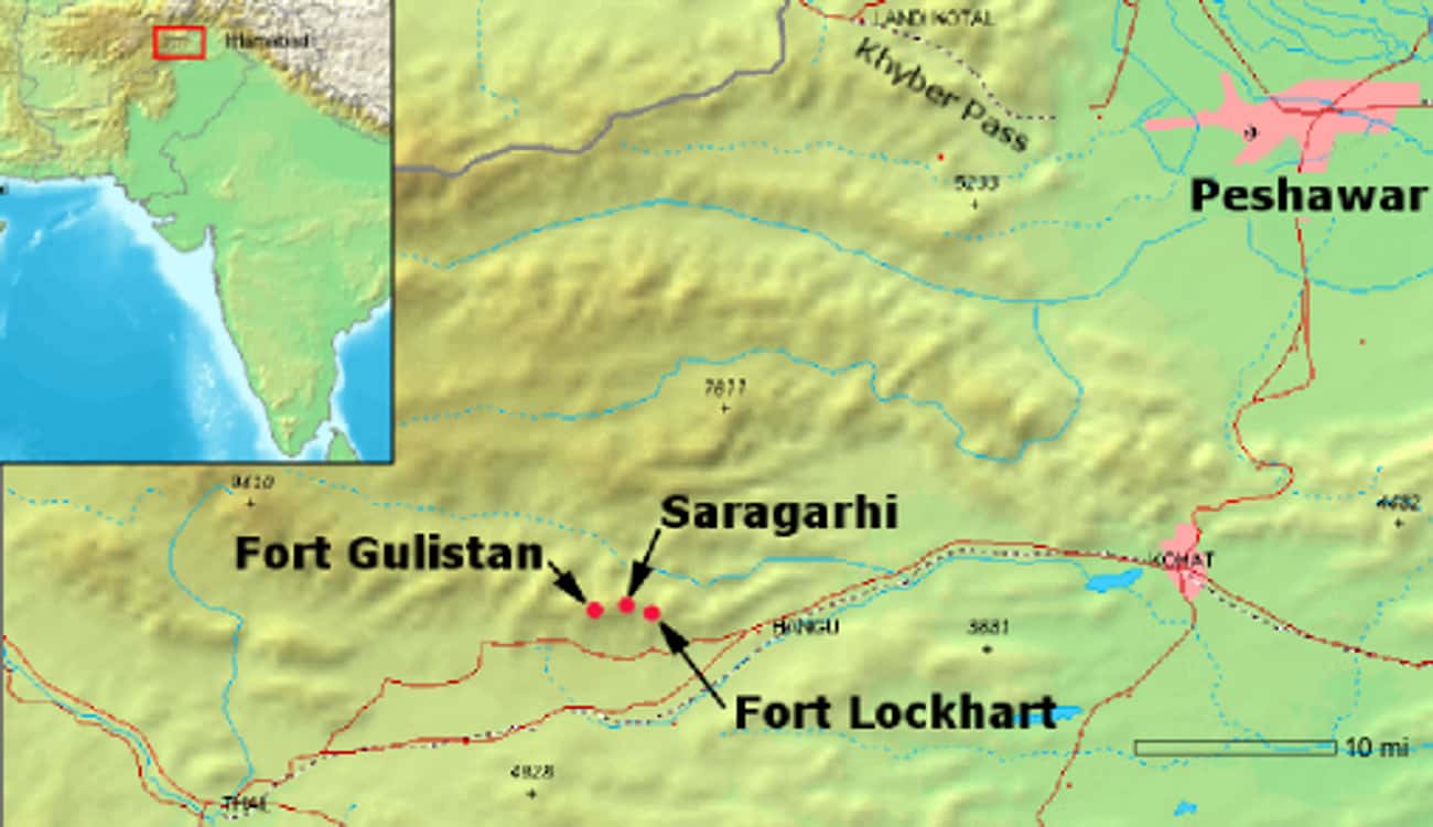 21 Sikh Soldiers Held Off 10,000 Afghans At The Battle Of Saragarhi