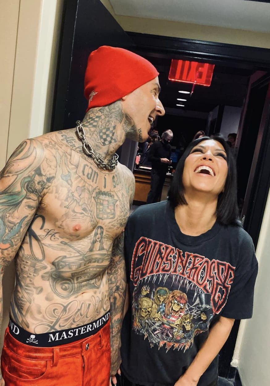 Kourtney Kardashian & Travis Barker
