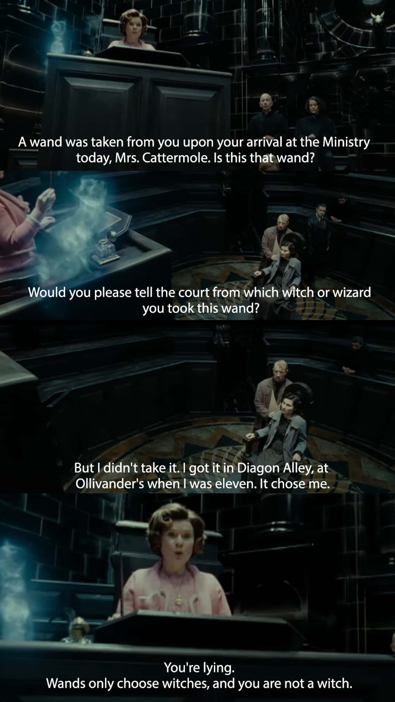 When Umbridge Tried To Persecute Innocent Witches 