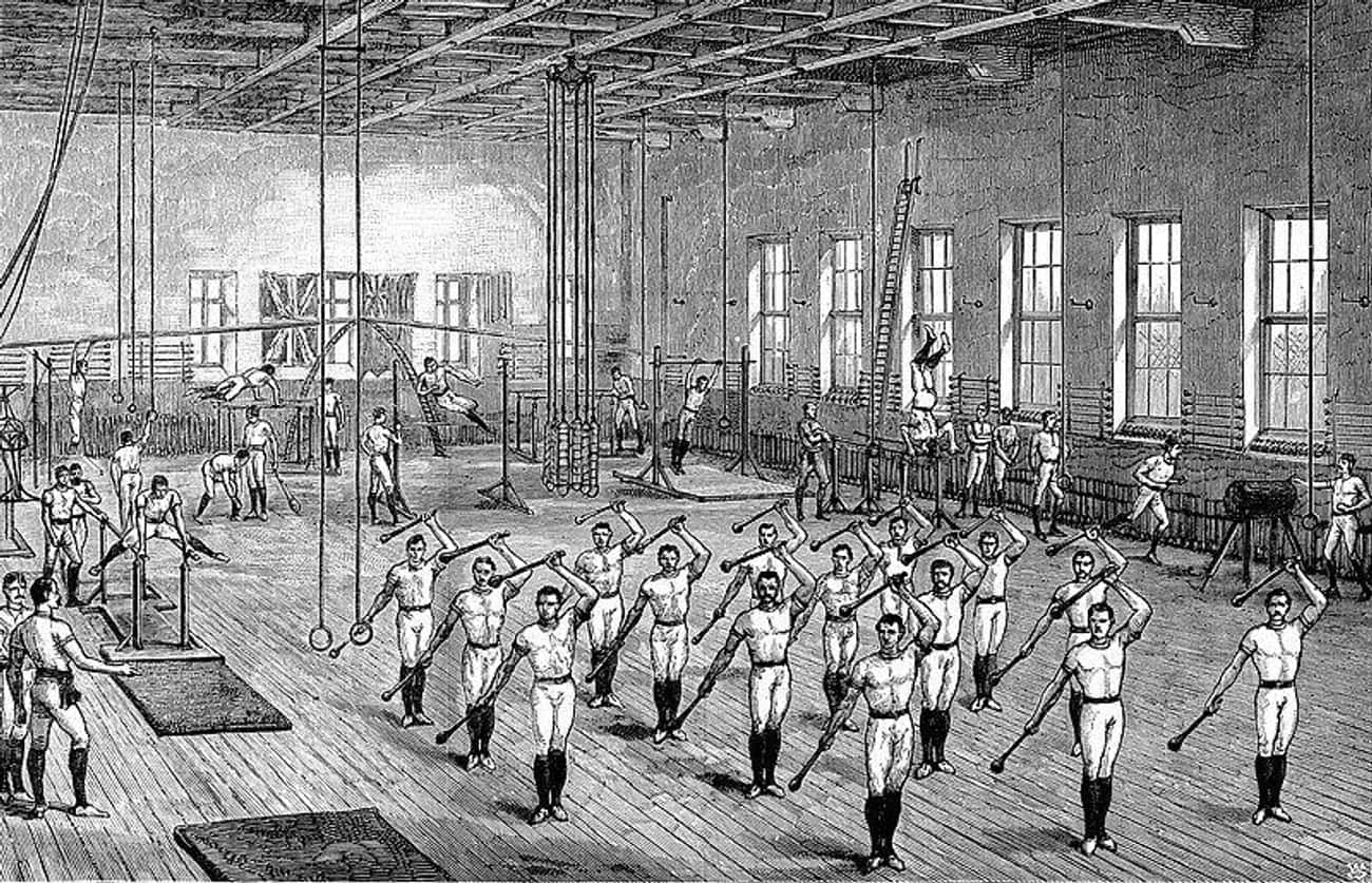 The First Gym To Use A Membership Model Opened In Brussels In 1848