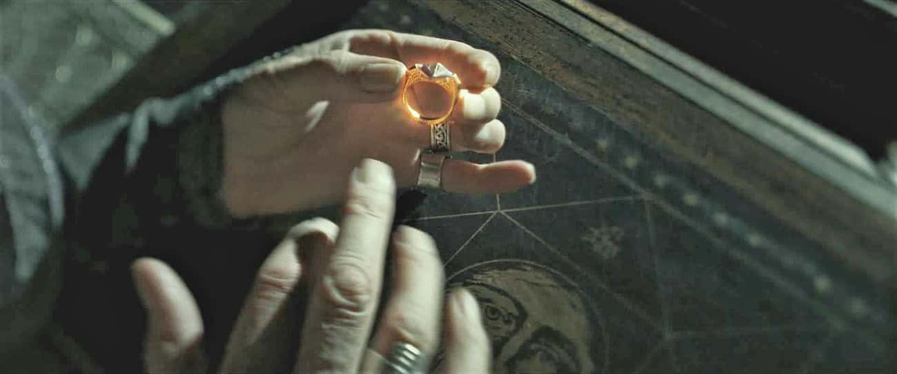 Albus Dumbledore Extracted Voldemort's Soul From The Ressurrection Stone Before Destroying The Ring