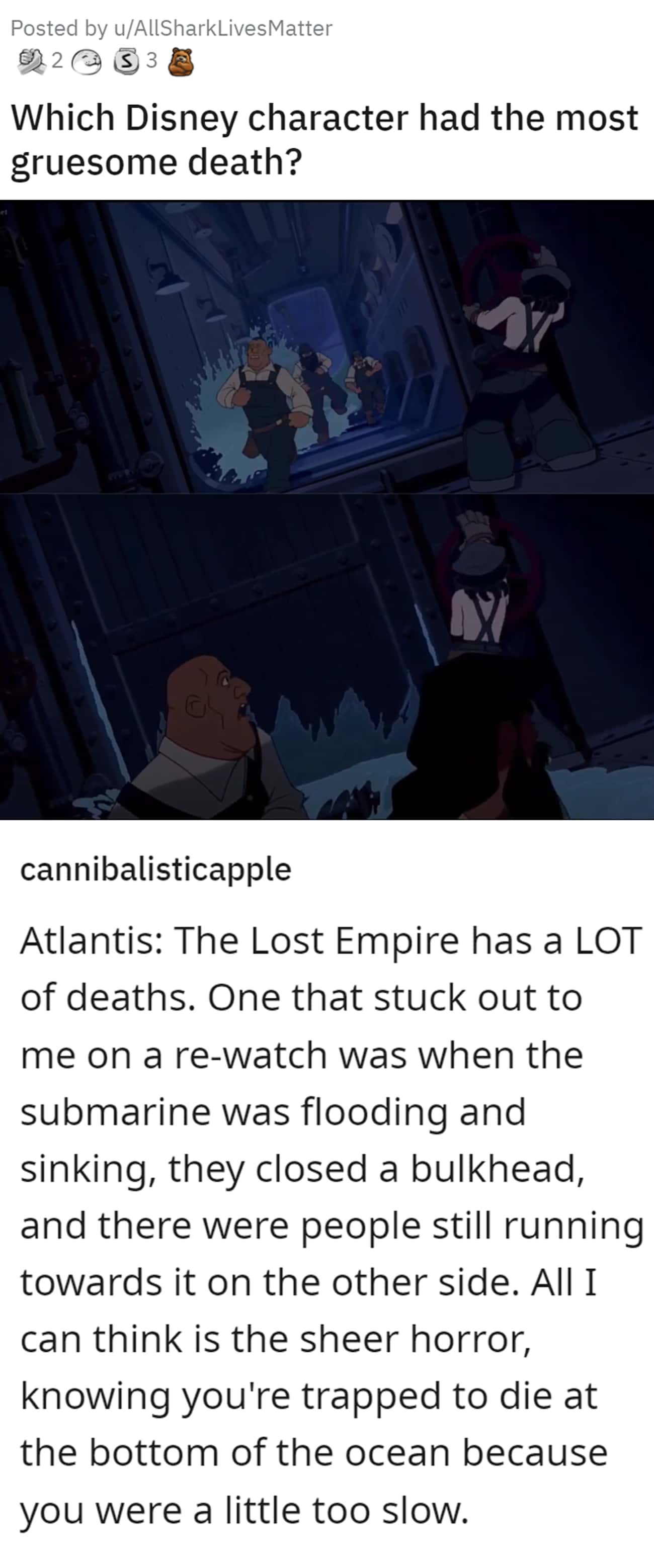 Crew Members In 'Atlantis: The Lost Empire'