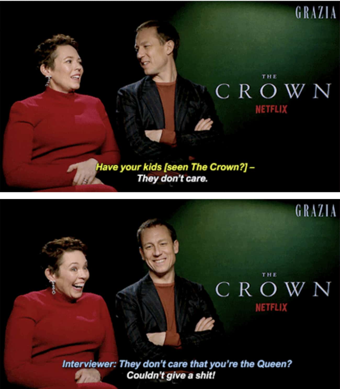 Her Kids Don't Care About 'The Crown'