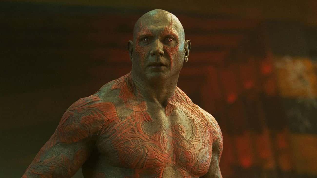 Dave Bautista Had To Stand For Hours To Receive His Drax Makeup