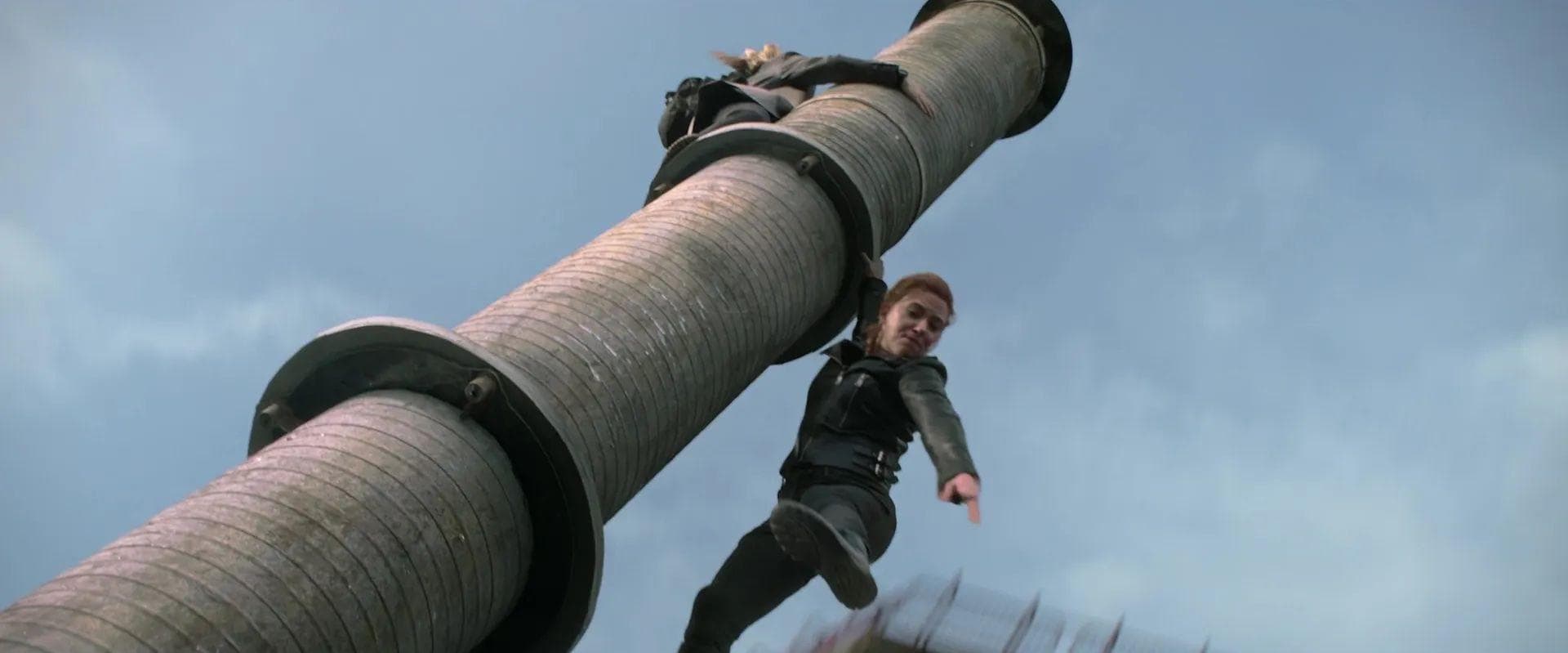 Black Widow's Invincible Scene