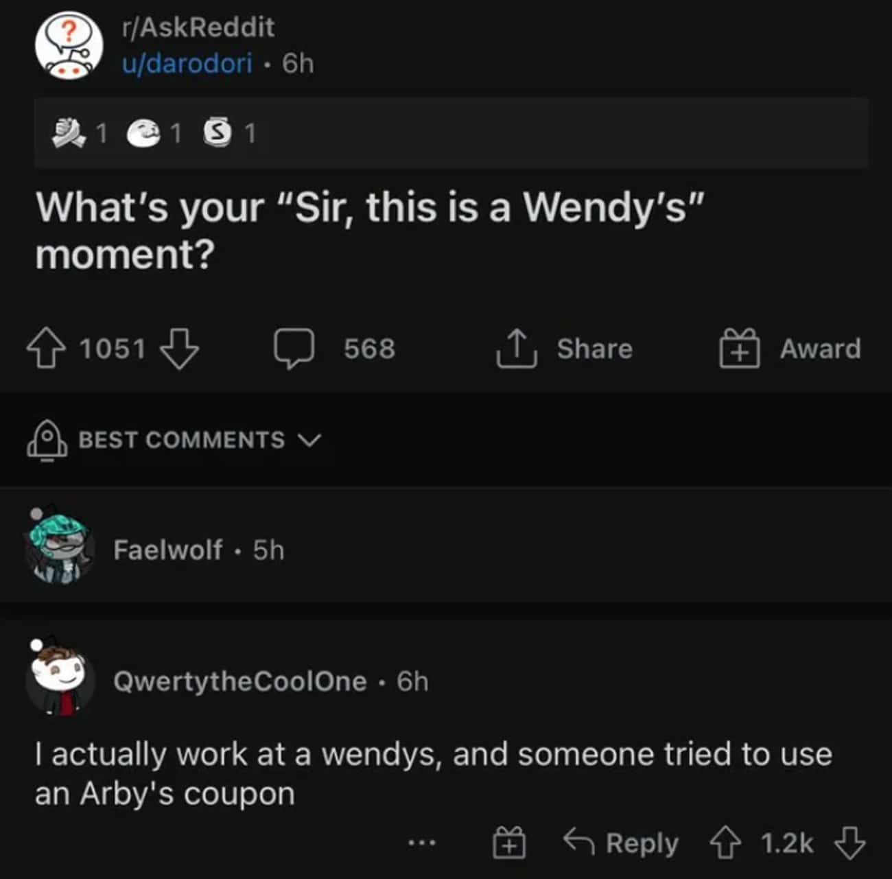 Wendy's Moments