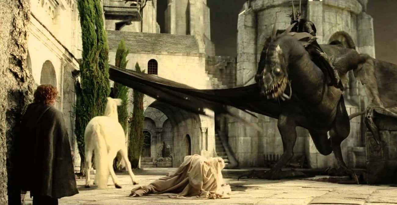 The Witch King Breaks Gandalf's Staff