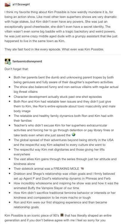Fans Share Things About Kim Possible That Made Us Ask, 