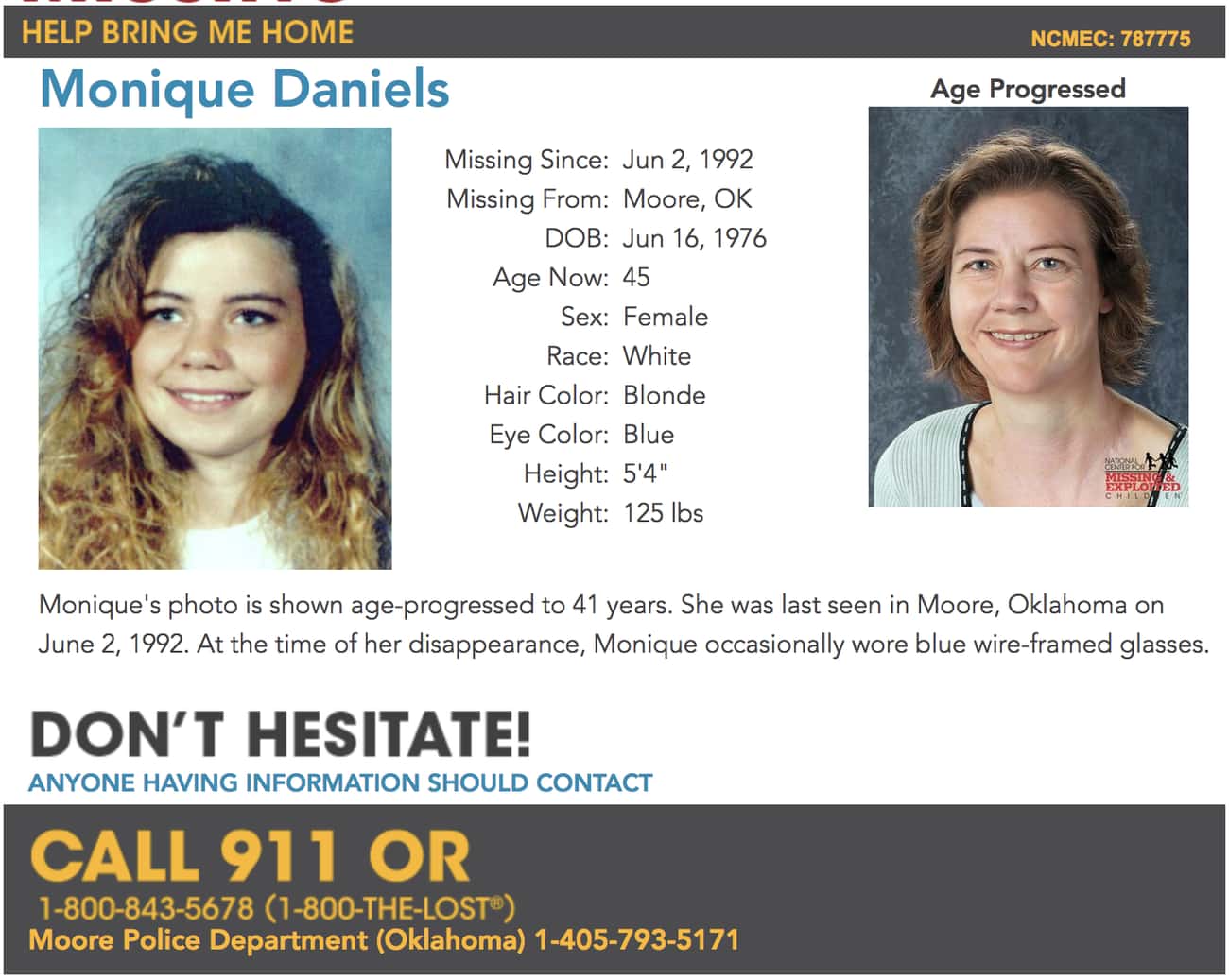 Monique Daniels's Parents Claim She Ran Away, But Her Sister Paints A