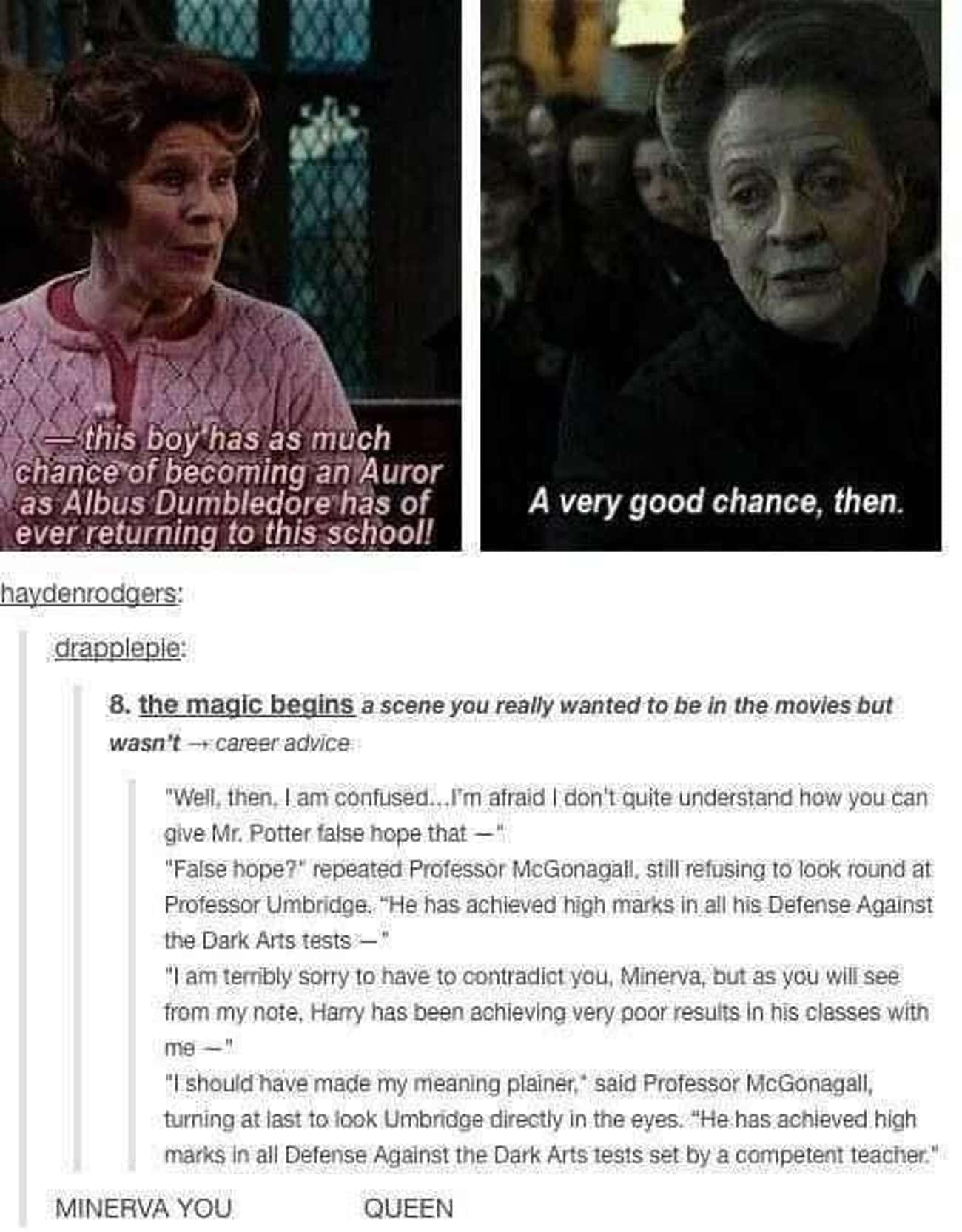 She Puts Umbridge In Her Place