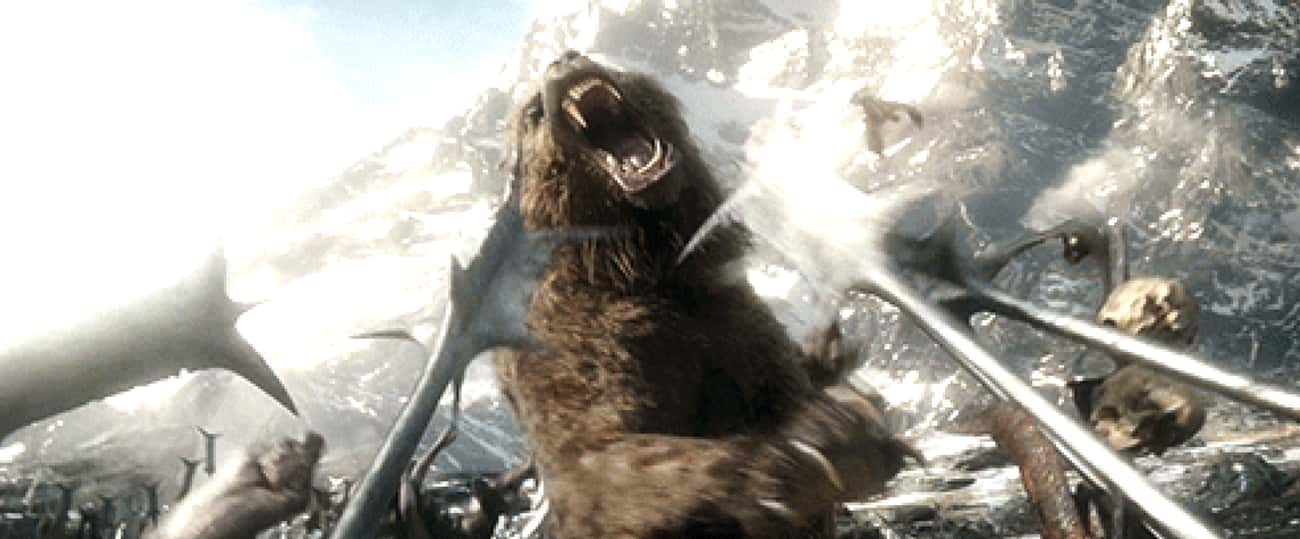 Beorn Comes To The Battle Of The Five Armies