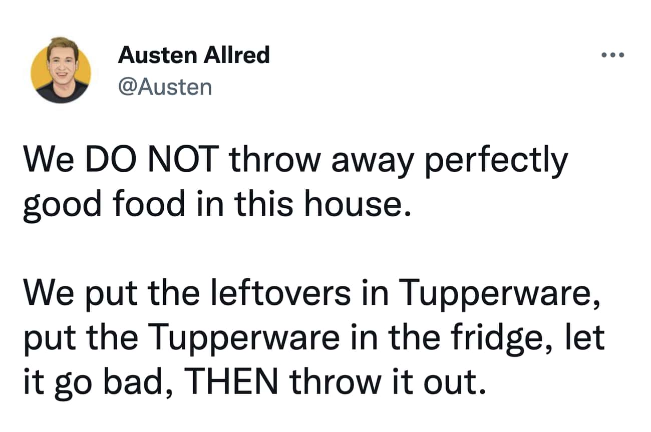 No Throwing Food Away