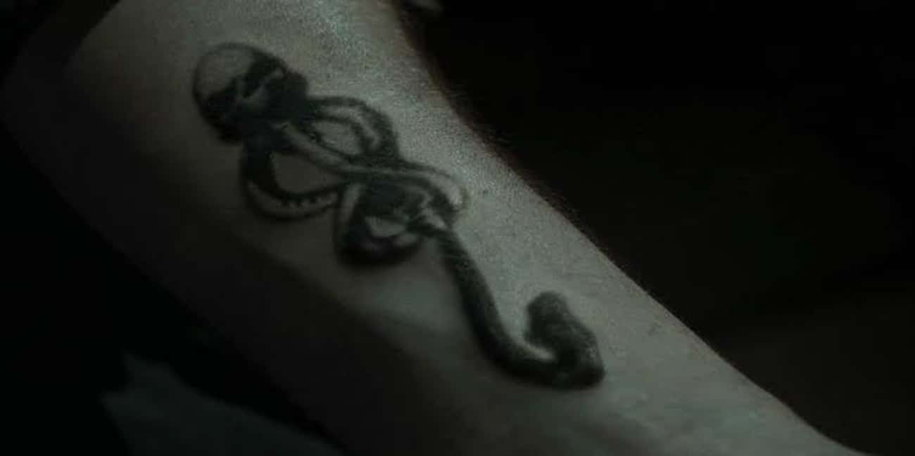 Snape Reveals His Dark Mark Tattoo To The Minister For Magic As Proof Of Voldemort's Return