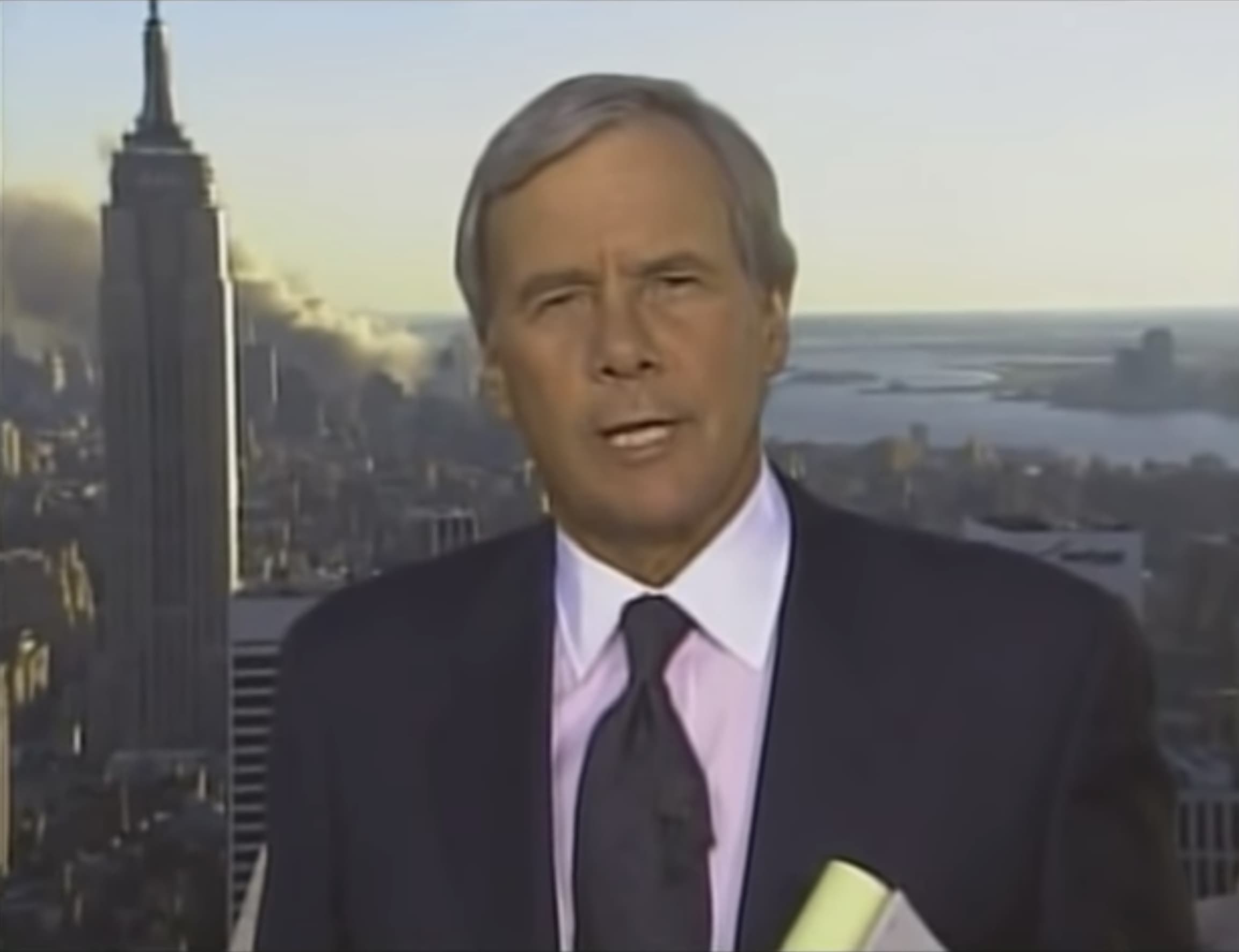 After Covering 9/11 For 12 Hours, Tom Brokaw Sat On His Bed And Cried For 40 Minutes