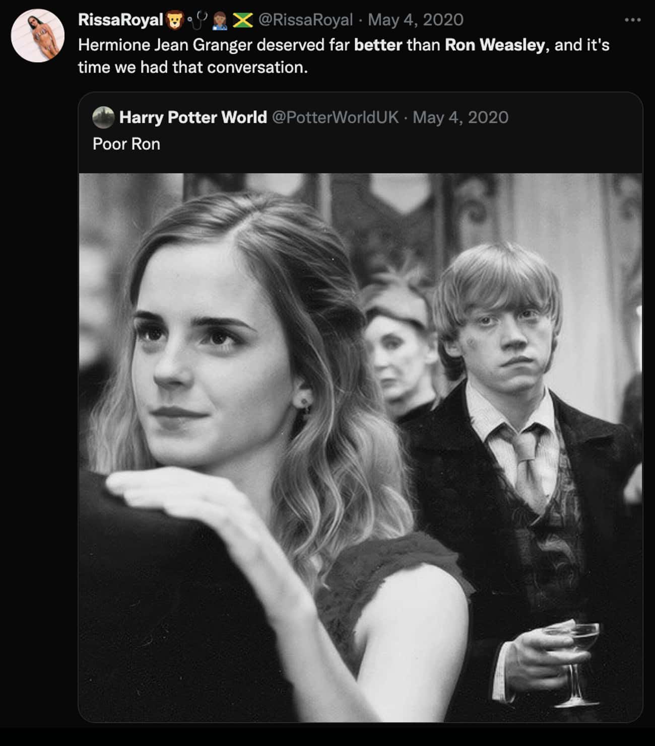 Hermione Deserved Far Better
